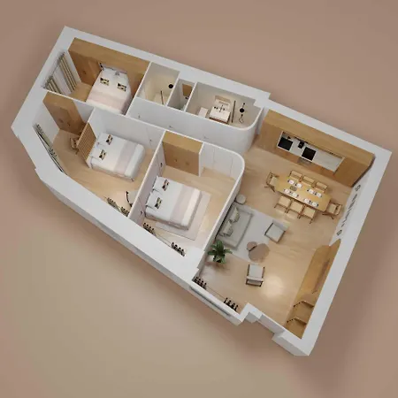 Elegant With Ac - 3br-6p- Montorgueil Apartment *